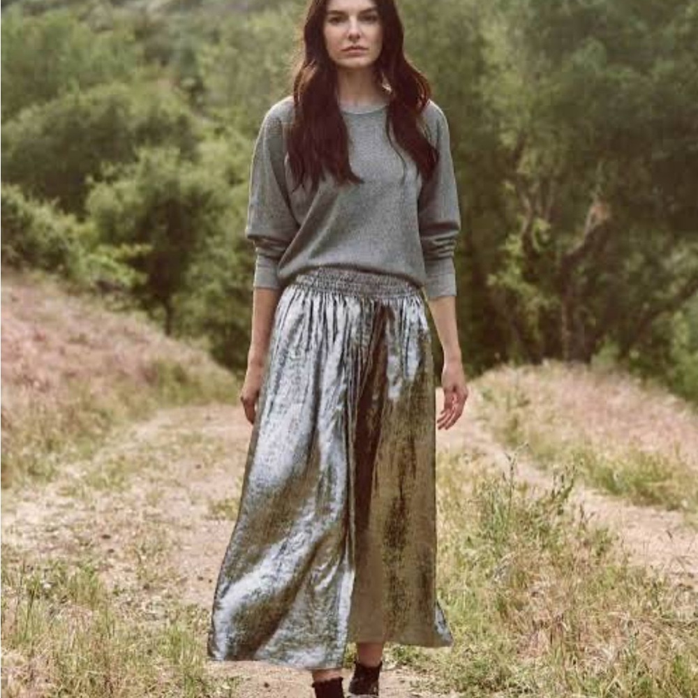 SOLD-THE Great. Elegant Silver Skirt